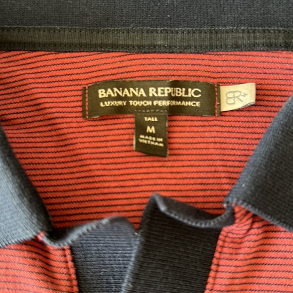 Banana Republic Luxury Touch Slim fit/tall polo shirt. - Picture 3 of 4